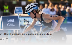 Deux Françaises sur le podium mondial du triathlon